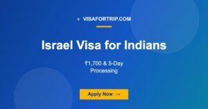 Israel Visa for Indians 2026: ₹1,700 & 5-Day Processing