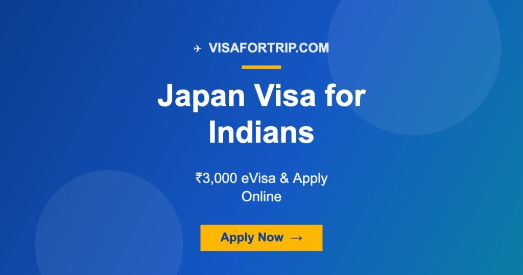 Japan Visa for Indians 2026: ₹3,000 eVisa & Apply Online