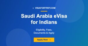 Saudi Arabia eVisa for Indians 2026: Eligibility, Fees, Documents & Apply Online