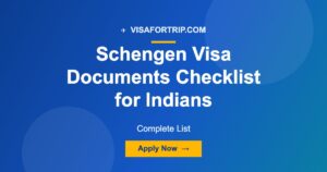 Schengen Visa Documents Checklist for Indians 2026: Complete List