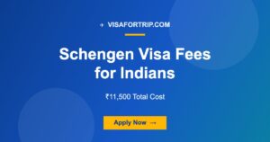 Schengen Visa Fees for Indians 2026: ₹11,500 Total Cost