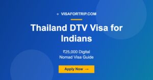 Thailand DTV Visa for Indians 2026: ₹25,000 Digital Nomad Visa Guide