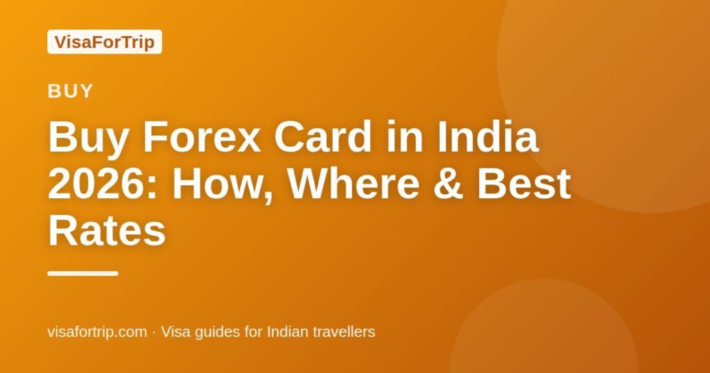 buy forex card — VisaForTrip guide cover