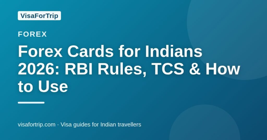 forex cards — VisaForTrip guide cover