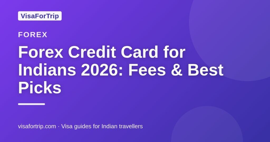 forex credit card — VisaForTrip guide cover