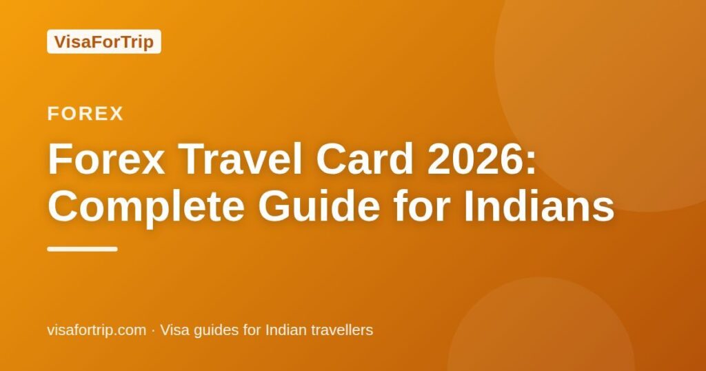 forex travel card — VisaForTrip guide cover