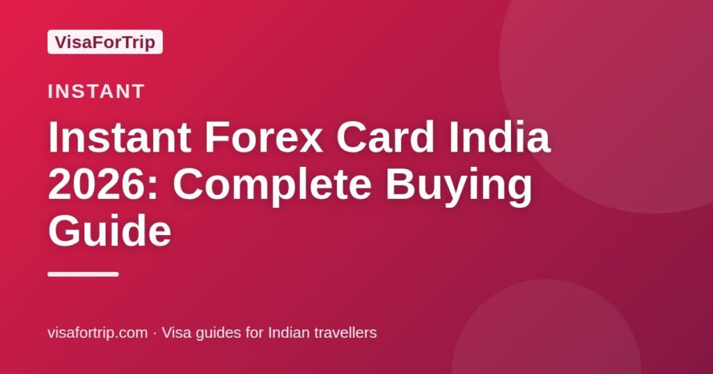 instant forex card — VisaForTrip guide cover