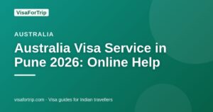 australia visa service in Pune — VisaForTrip guide cover