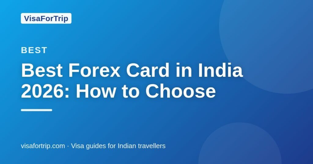 best forex card — VisaForTrip guide cover