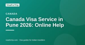 canada visa service in Pune — VisaForTrip guide cover