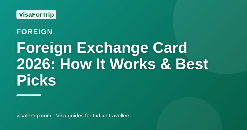 foreign exchange card — VisaForTrip guide cover