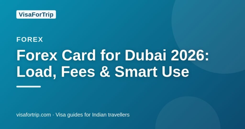 forex card for dubai — VisaForTrip guide cover