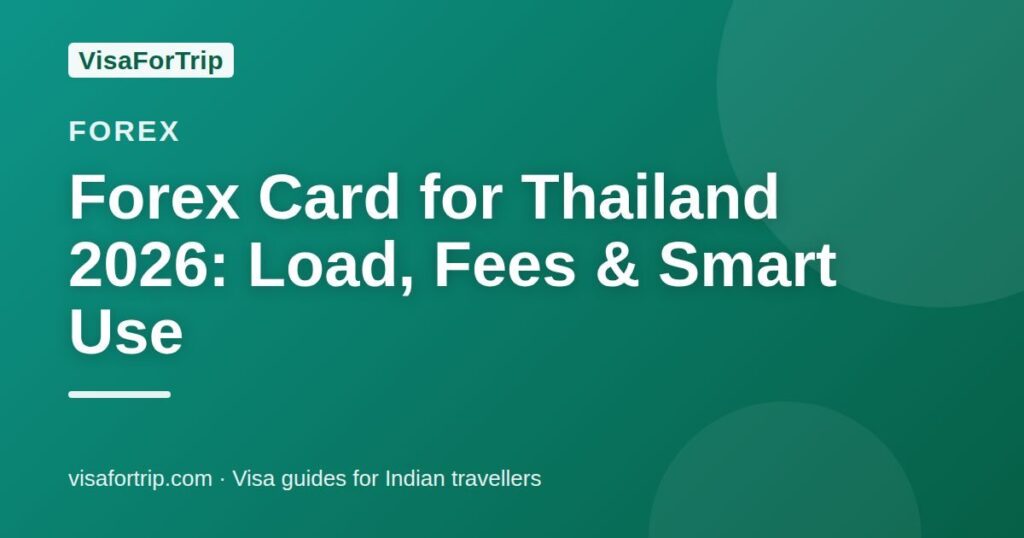 forex card for thailand — VisaForTrip guide cover