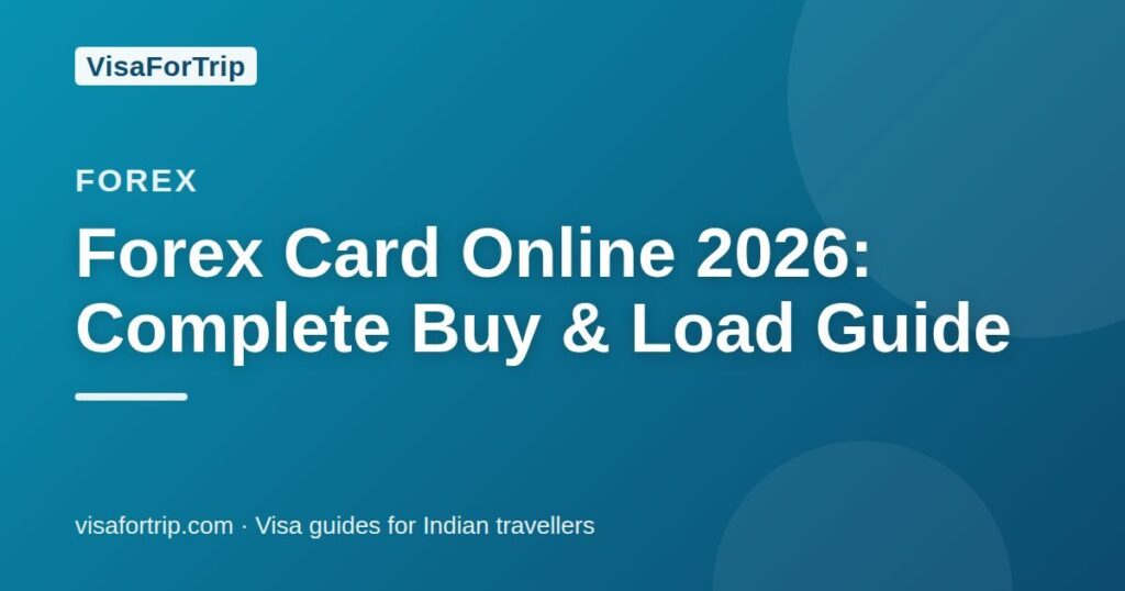 forex card online — VisaForTrip guide cover