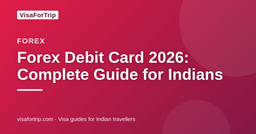 forex debit card — VisaForTrip guide cover