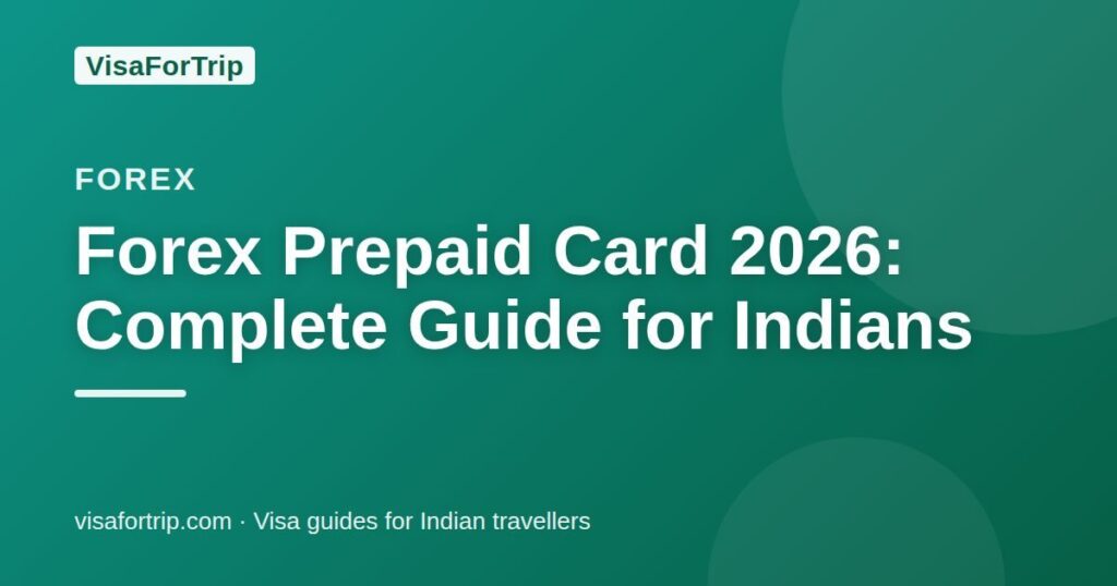 forex prepaid card — VisaForTrip guide cover