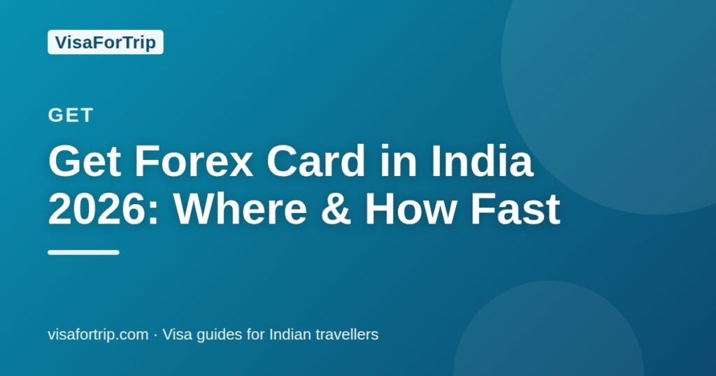 get forex card — VisaForTrip guide cover