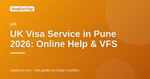 uk visa service in Pune — VisaForTrip guide cover