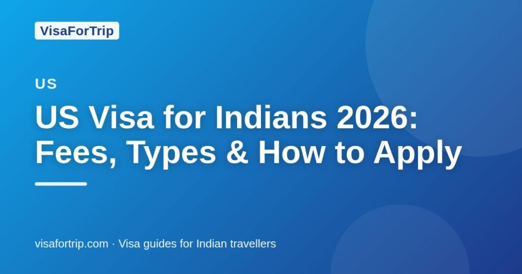 us visa for indians — VisaForTrip guide cover