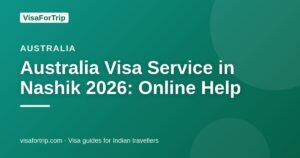 australia visa service in Nashik — VisaForTrip guide cover