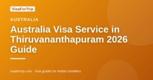 australia visa service in Thiruvananthapuram — VisaForTrip guide cover