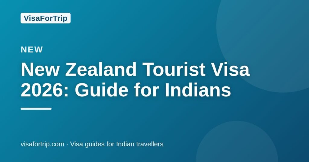 New Zealand tourist visa — VisaForTrip guide cover