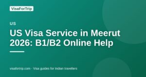 us visa service in Meerut — VisaForTrip guide cover