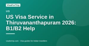 us visa service in Thiruvananthapuram — VisaForTrip guide cover